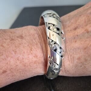 Brighton Silver Swirl Bracelet